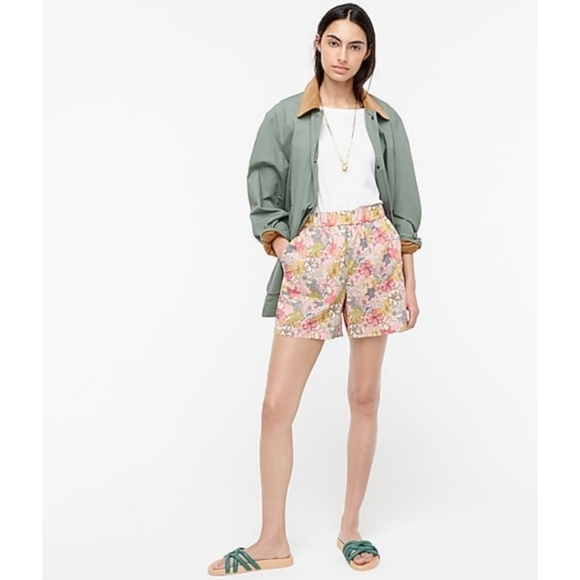 10. J.Crew Pull-on camp short in Liberty® florals - Picture 1 of 7